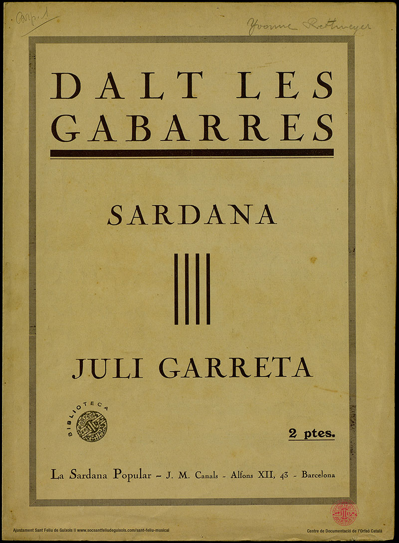 Juli Garreta - Música de Cambra - Dalt les Gavarres