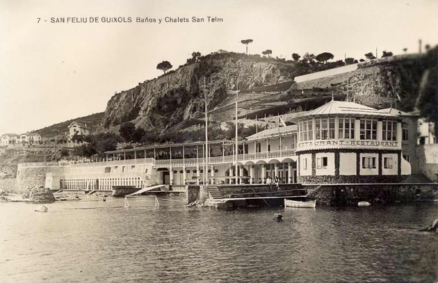 Banys i xalets de Sant Elm cap al 1930 AMSFG. Col·lecció Municipal d’Imatges (Autor desconegut)