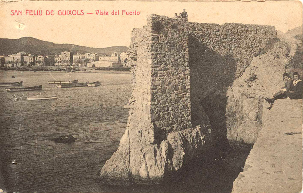 Moll medieval cap al 1930. AMSFG. Col·lecció Municipal d’Imatges (Autor desconegut).