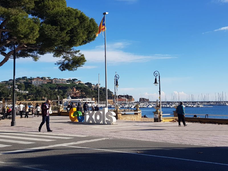 Passeig del mar. Sant Feliu de Guíxols. 2020.