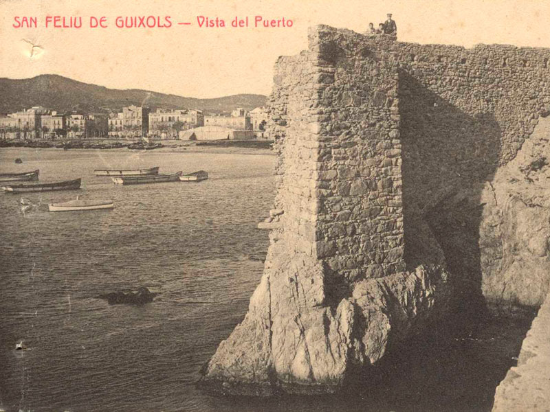 Moll medieval cap al 1930. AMSFG. Col·lecció Municipal d’Imatges (Autor desconegut).