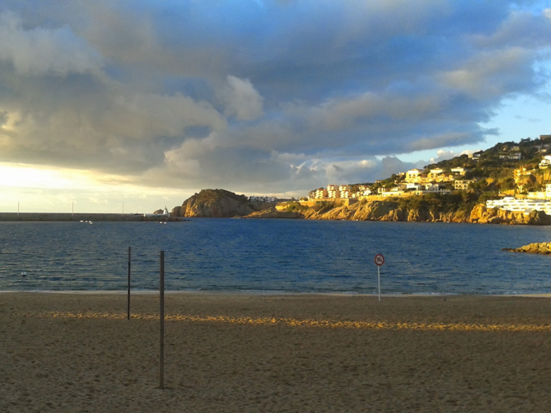 Platja de Sant Feliu. Sant Feliu de Guíxols.