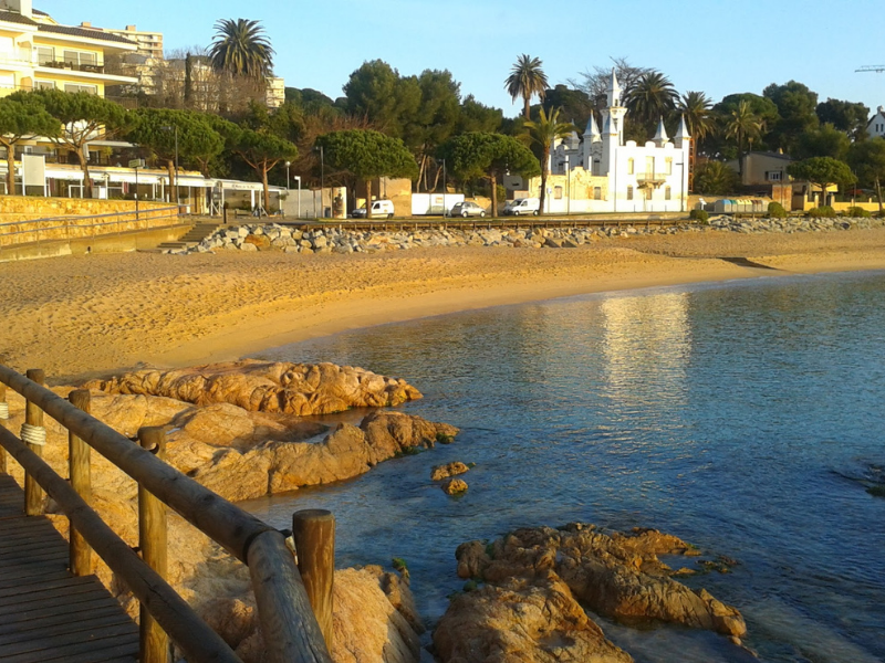 Platja de Sant Pol. Sant Feliu de Guíxols.