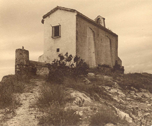 Ermita de Sant Elm cap al 1930 AMSFG. Col·lecció Municipal d’Imatges (Autor desconegut)